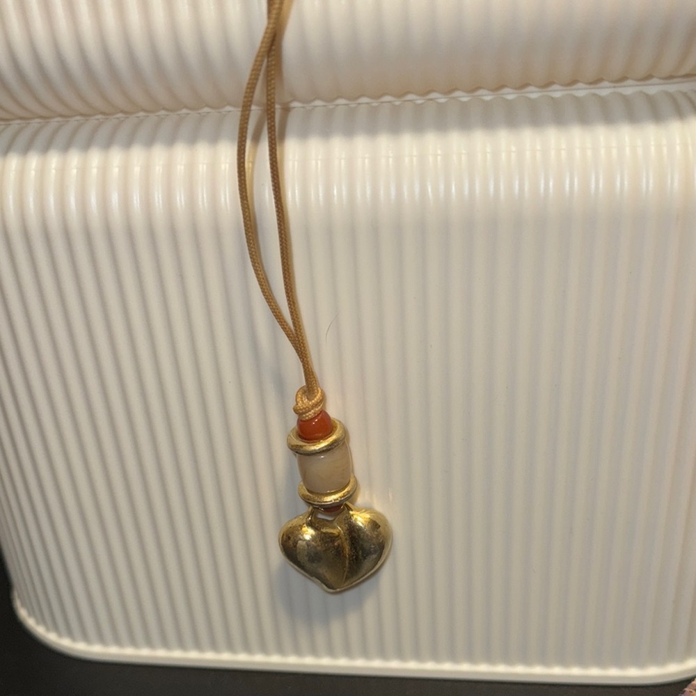 Gold Heart Pendant Necklace